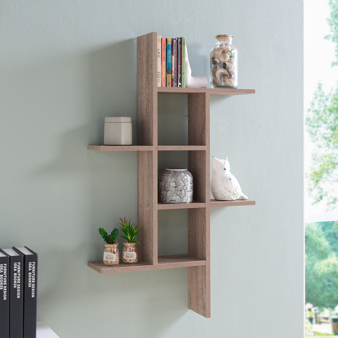 Suffield 4 Piece Accent Shelf Zipcode Design™ Finish: Weathered Oak
