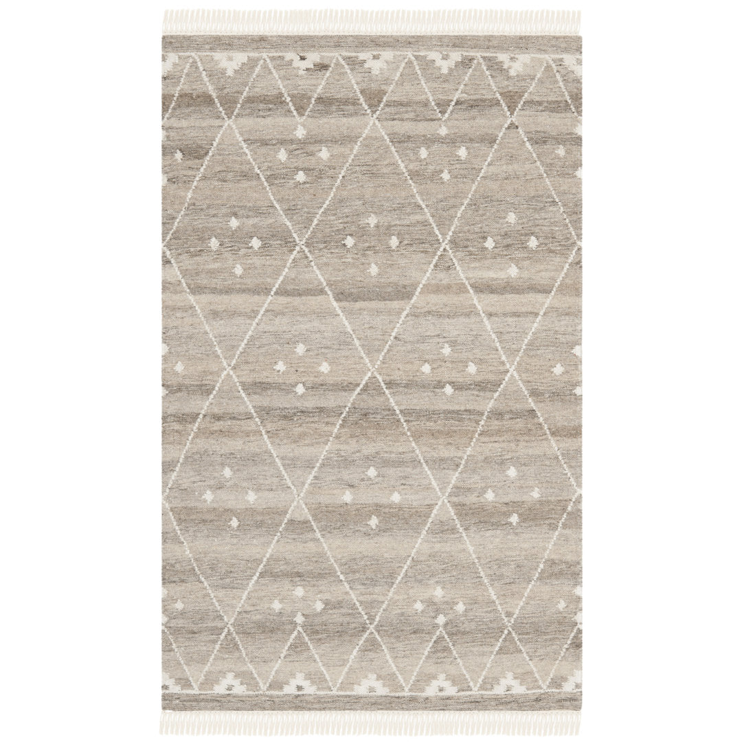 Natural Kilim Hand Woven 60% Wool, 20% Viscose, And 20% Cotton Geometric Rug Union Rustic Rug Size: Rectangle 6' x 9'