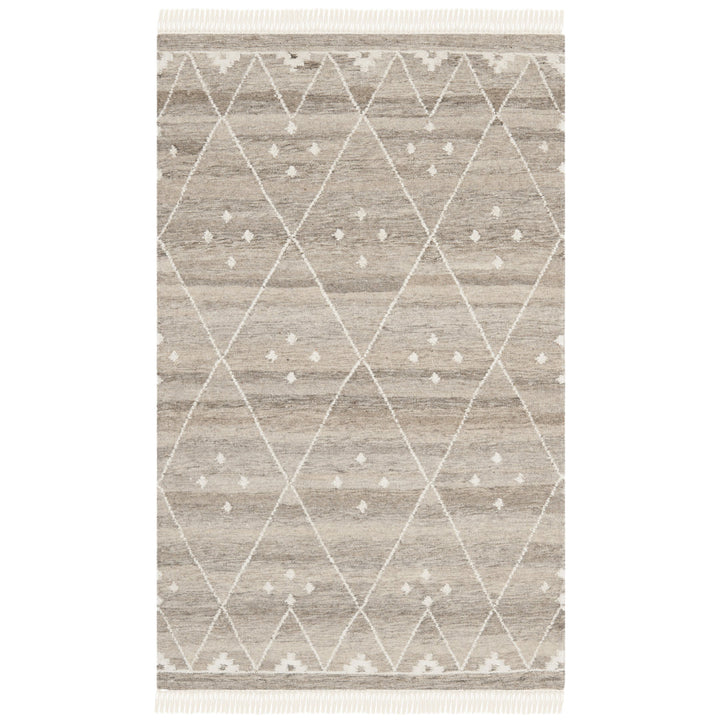 Natural Kilim Hand Woven 60% Wool, 20% Viscose, And 20% Cotton Geometric Rug Union Rustic Rug Size: Rectangle 6' x 9'