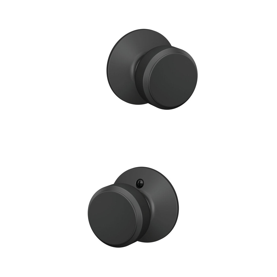 Bowery Passage Knob (Hall & Closet) Schlage Finish: Matte Black