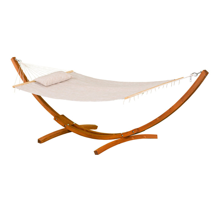 Wood Hammock Stand Leisure Season