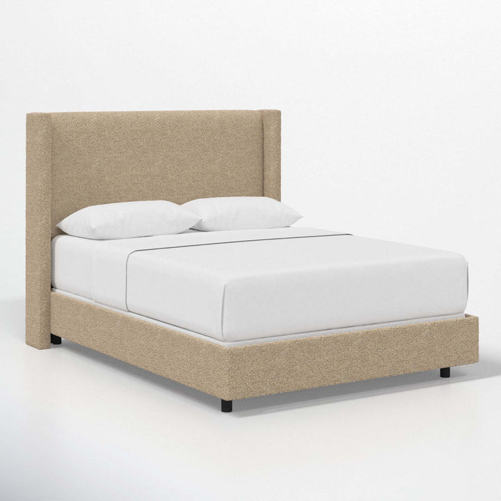 Hanson Upholstered Standard Bed Joss & Main Color: Dolly Toast Size: Queen
