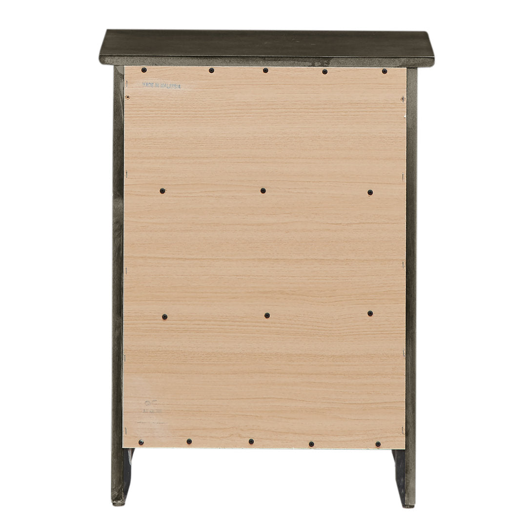 Emjay 3 - Drawer Nightstand Glory Furniture Color: Gray
