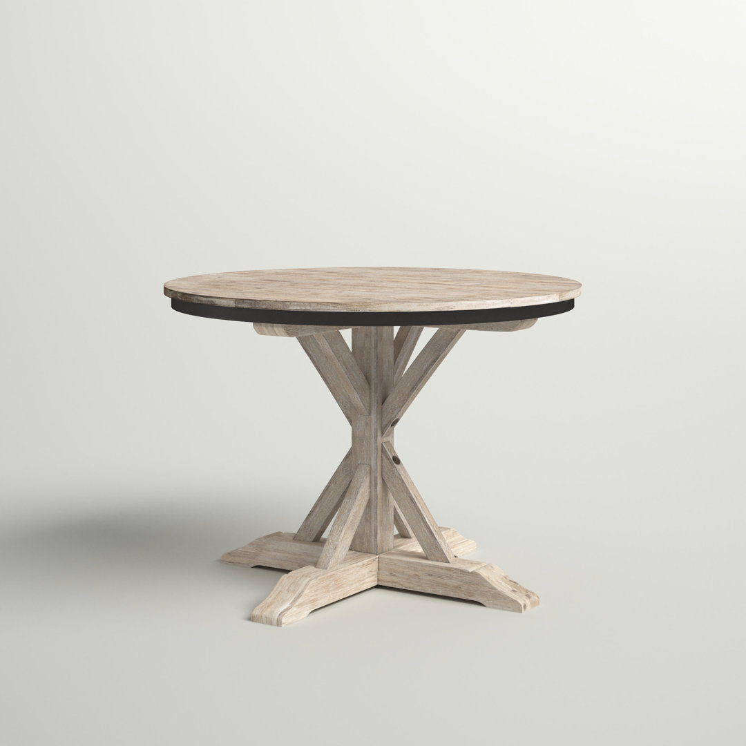 Eugley Pedestal Dining Table Sand & Stable™ Size: Counter Height (36" Height)