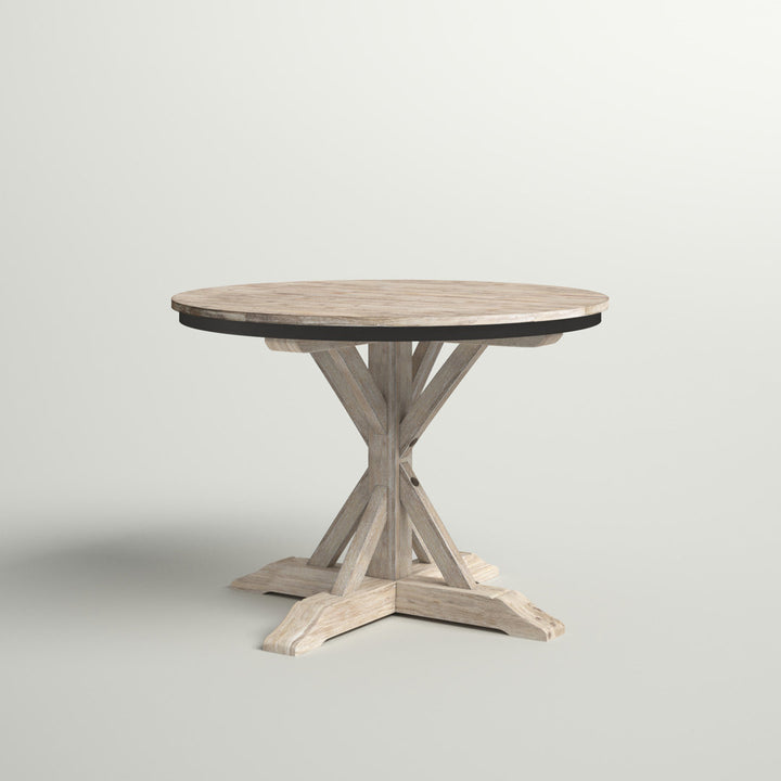 Eugley Pedestal Dining Table Sand & Stable™ Size: Counter Height (36" Height)