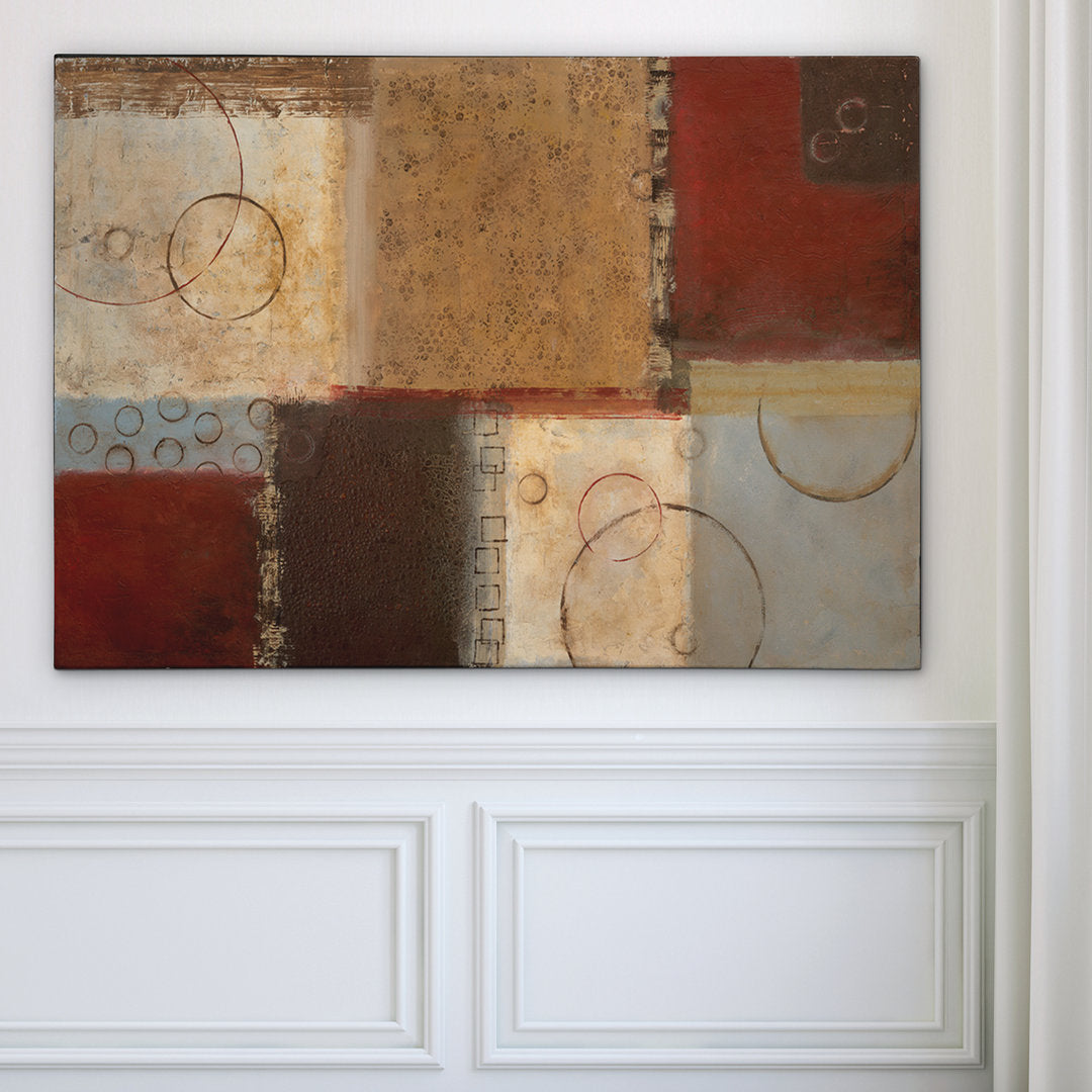 Seasons Go Round II - Wrapped Canvas Graphic Art Andover Mills™ Size: 32" H x 48" W x 1.5" D
