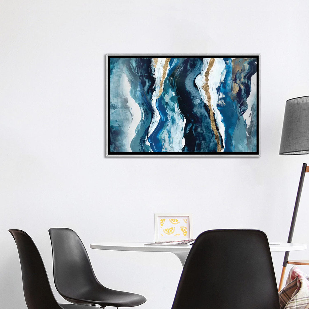 Effectus II by Isabelle Z - Wrapped Canvas Print The Twillery Co.® Size: 26" H x 40" W x 1.5" D Format: Silver Framed