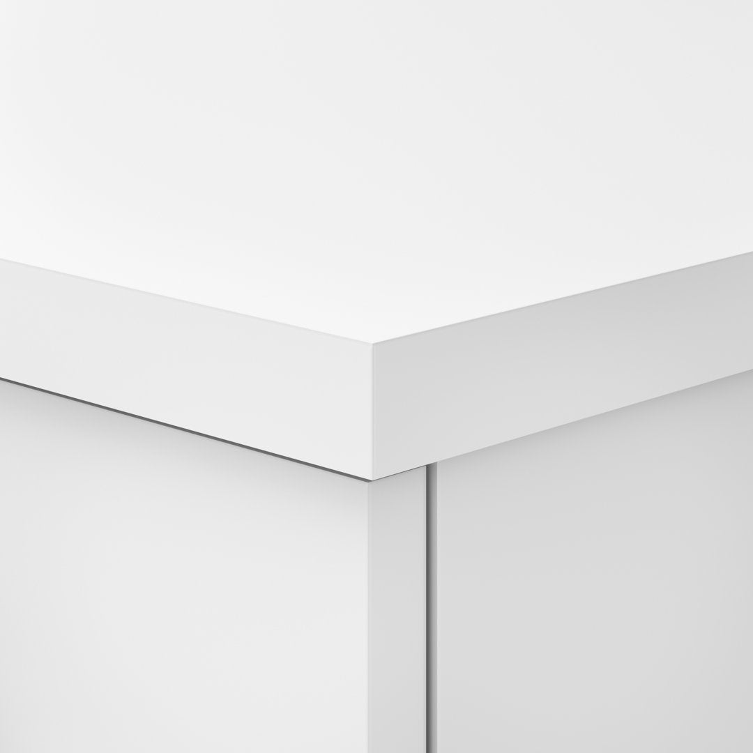 Magomed Executive Desk Gracie Oaks Color: White