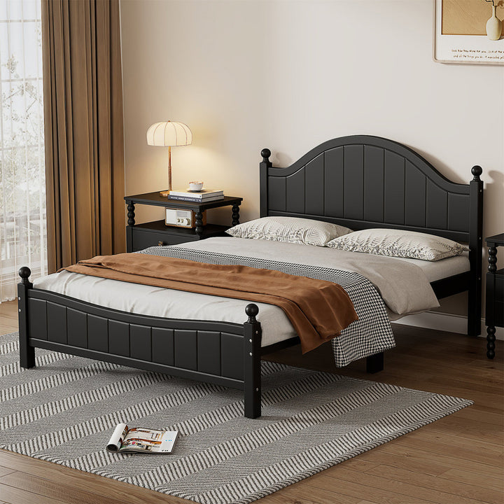 Jaunna Platform Bed Winston Porter Color: Black Size: Queen