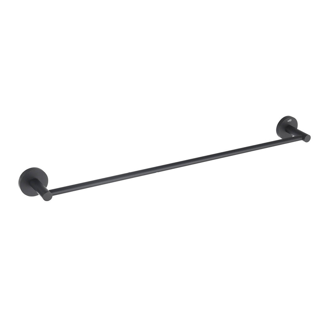 24" Wall Mounted Towel Bar KIBI Finish: Matte Black