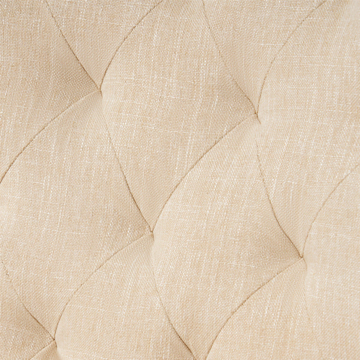 Losoto 91.44cm Wide Tufted Polyester Armchair Alcott Hill® Fabric: Light Beige Fabric