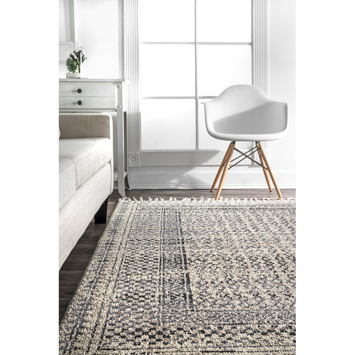 Gilleland Geometric Multi Gray Area Rug Langley Street® Rug Size: Rectangle 5' x 8'