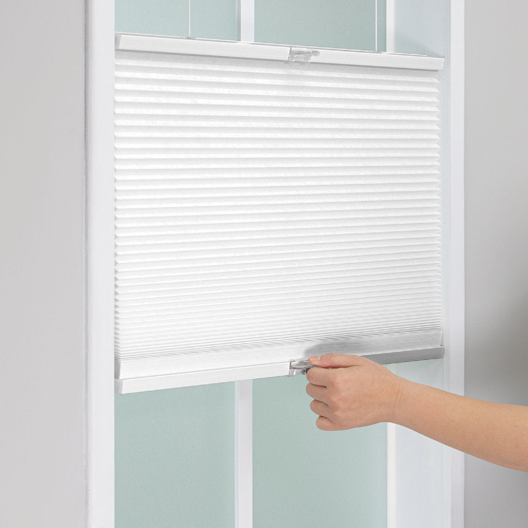 1 inch Cordless Semi-Sheer Light Filtering Top Down Bottom Up Cellular Shade Symple Stuff Blind Size: 23.5"W x 72"L Finish: White