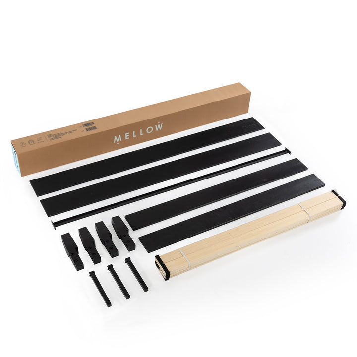 Amaryn Solid Wood Platform Bed Lark Manor™ Color: Black Size: Twin