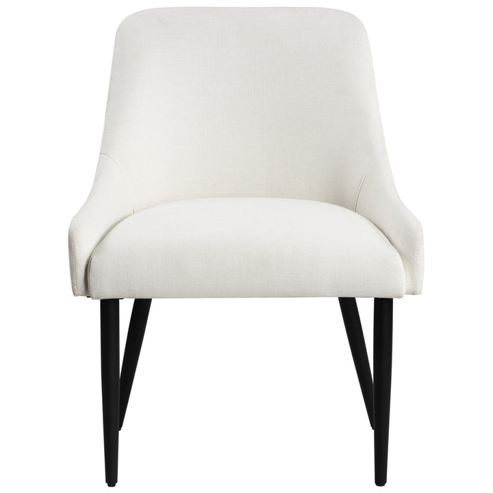 Liandra Side Chair (Set of 2) George Oliver Color: Cream Linen