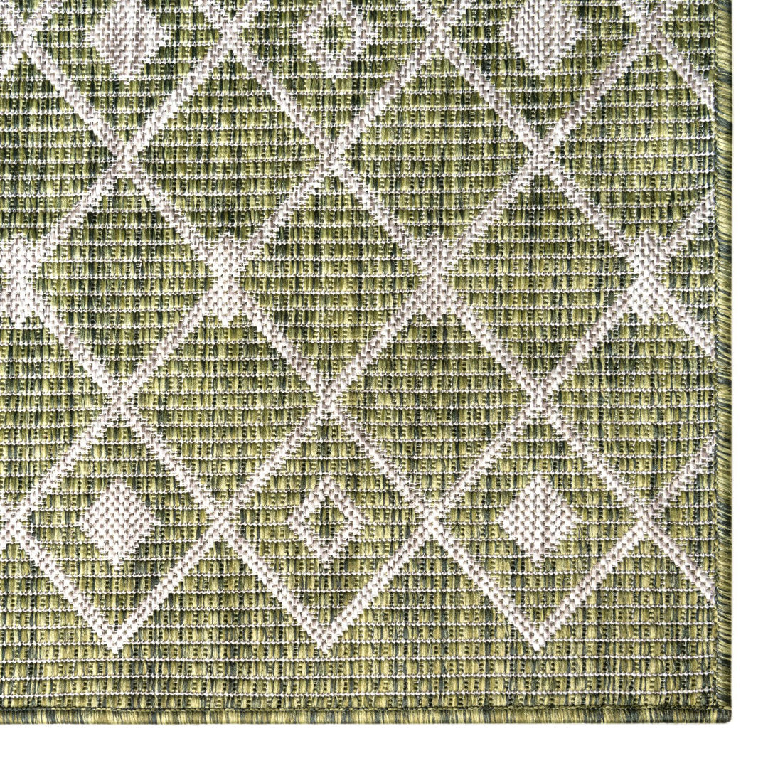 Adley Southwestern Green/Beige Indoor/Outdoor Area Rug Gracie Oaks Rug Size: Rectangle 5'1" x 8'