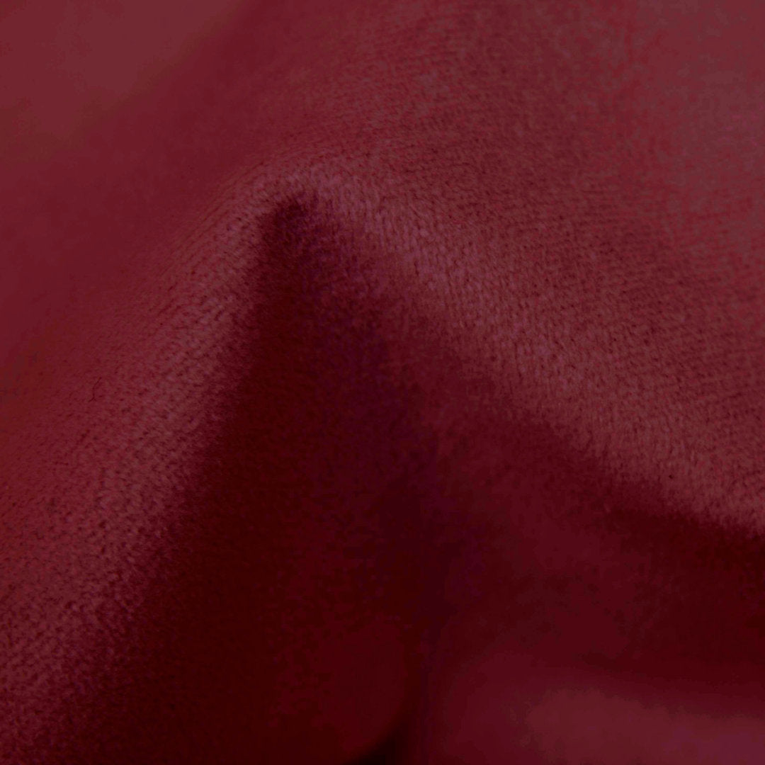 Dinapoli Upholstered Low Profile Standard Bed Mistana™ Color: Classic Berry Velvet Size: Twin