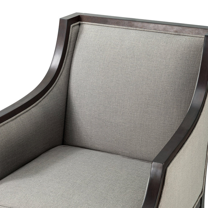 Akiyo 31" W Polyester Armchair Lark Manor™ Fabric: Pewter Velvet