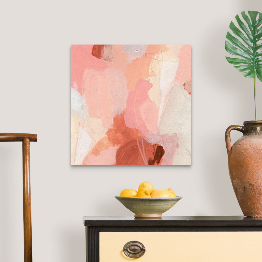 Terracotta Cloud II by June Erica Vess - Photograph Print Orren Ellis Size: 20" H x 20" W x 1.25" D Format: Wrapped Canvas