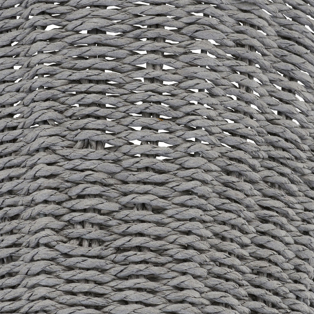 Bimal Paper Rope Gallon Waste Basket Bayou Breeze Color: Gray Capacity: 3 (Gallons)