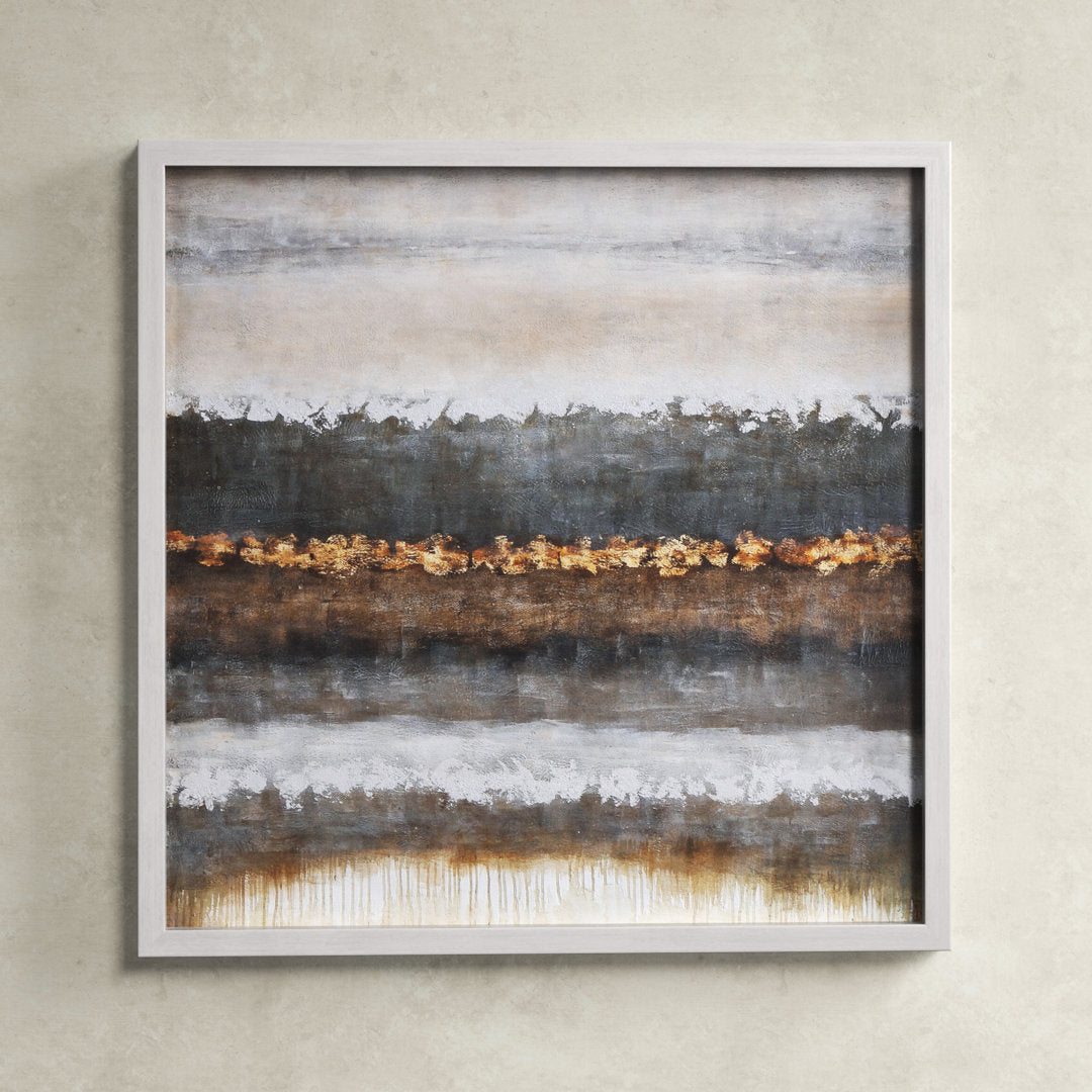 Sevine Layers - Picture Frame Painting on Canvas Birch Lane™