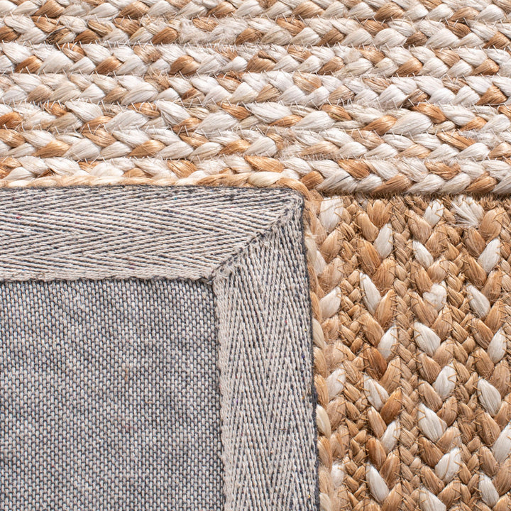 Chesnut Natural Fiber Flat Weave Jute And Cotton With Latex Striped Rug Bay Isle Home™ Rug Size: Rectangle 10' x 14'