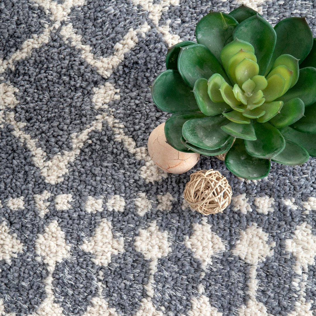 Willisville Southwestern Gray Area Rug Gracie Oaks Rug Size: Rectangle 10' x 14'