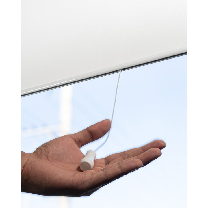 Shaunna Snap-N'-Glide Cordless Room Darkening Roll-up Shade Symple Stuff Color: Byssus White Blind Size: 61"W x 72"L