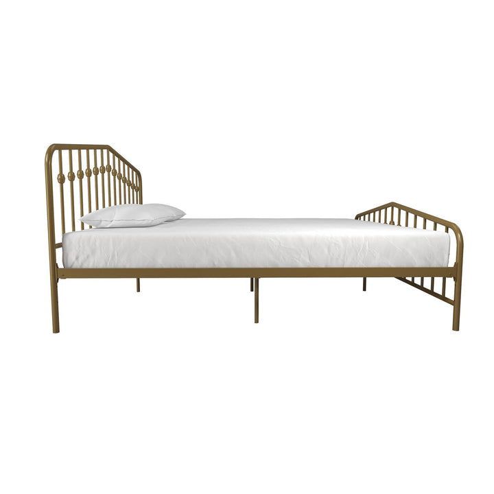 Bushwick Metal Platform Bed Novogratz Color: Gold Size: King