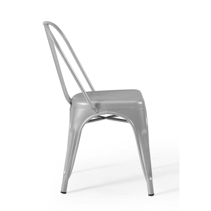 Promenade Bistro Dining Side Chair by Modway (Set of 2) Modway Color: Silver