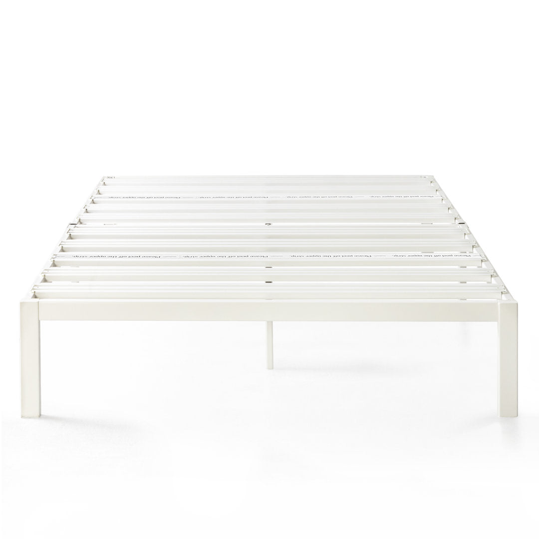 Bryana 14'' Heavy Duty Steel Bed Frame Alwyn Home Size: California King