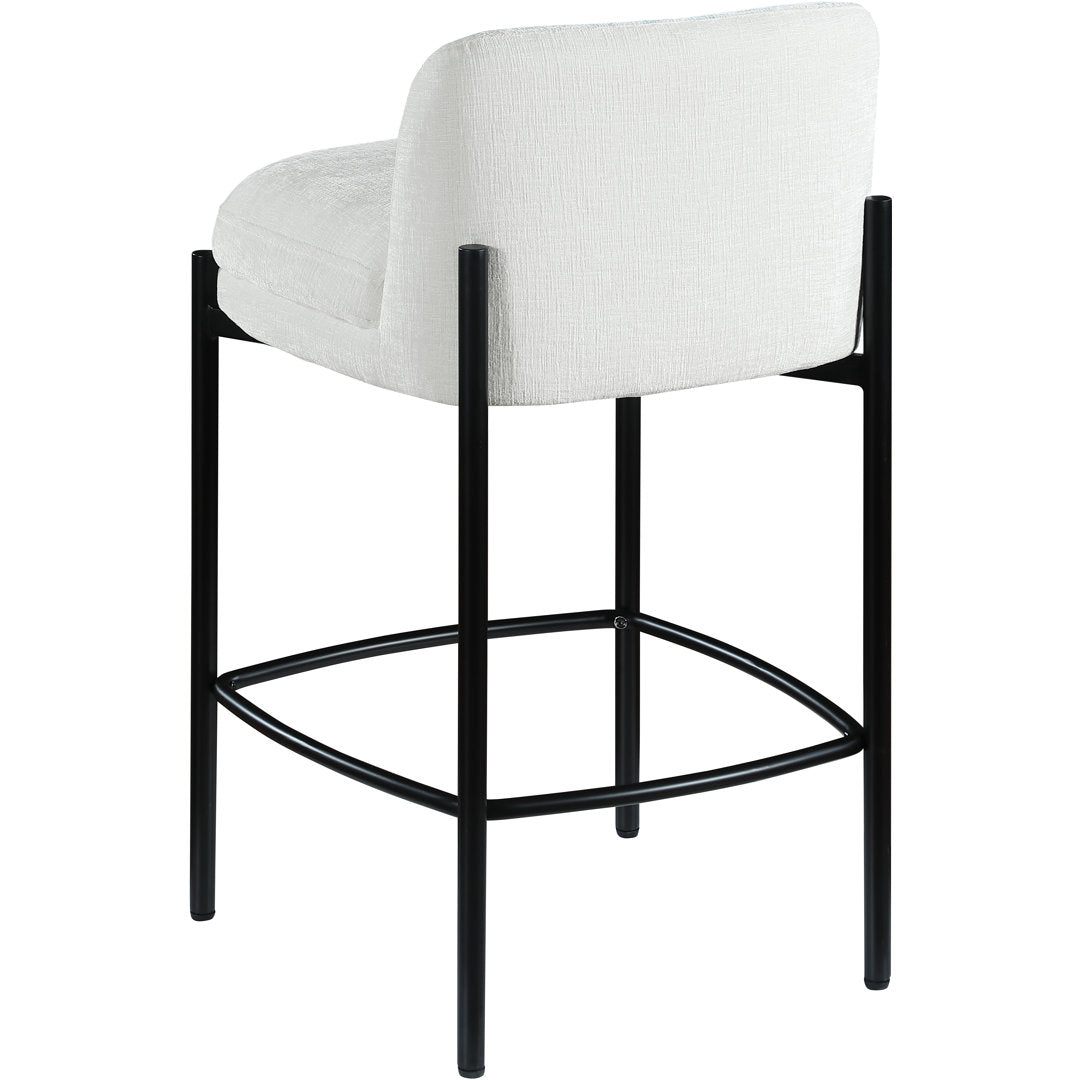 Brixen 26'' Counter Stool (Set of 2) Wade Logan® Upholstery: Cream Velvet