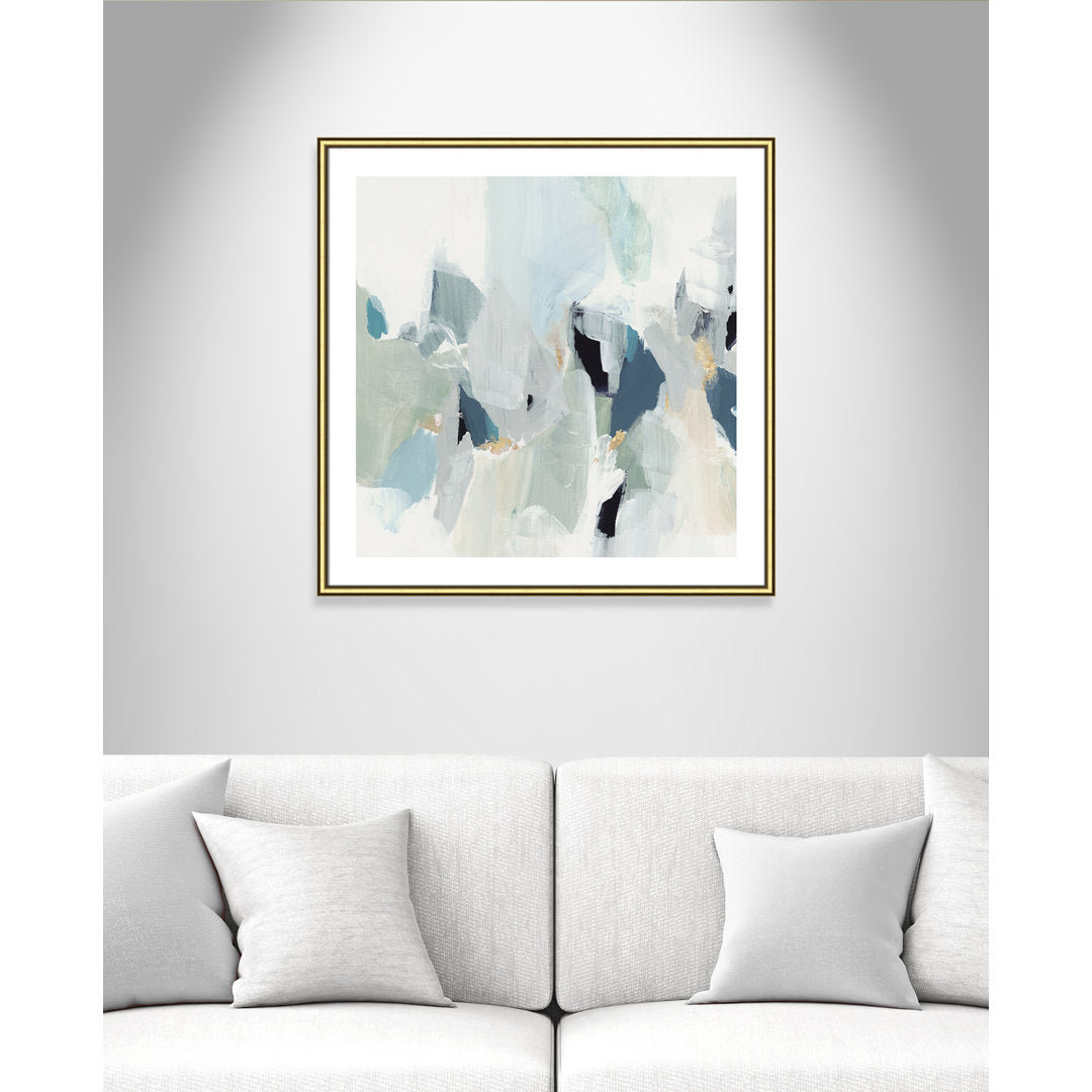 Little Talks III' by Isabelle Z - Painting Print Casa Fine Arts Size: 33.25" H x 33.25" W x 0.88" D Format: Gold Framed Paper