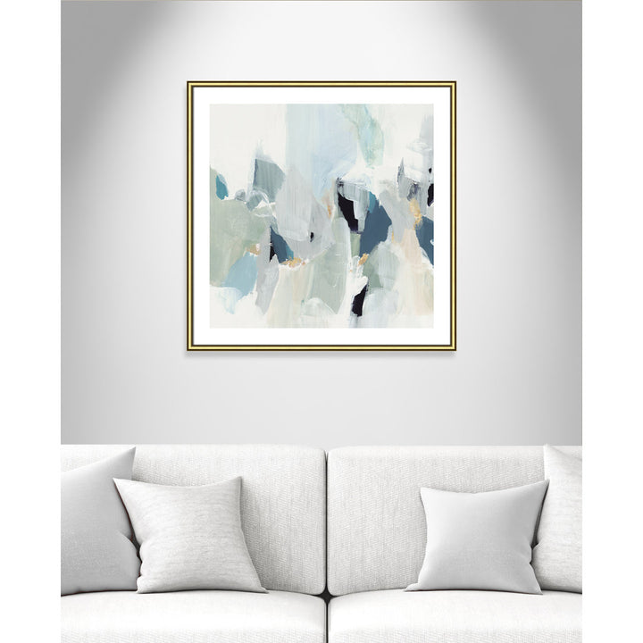 Little Talks III' by Isabelle Z - Painting Print Casa Fine Arts Size: 33.25" H x 33.25" W x 0.88" D Format: Gold Framed Paper
