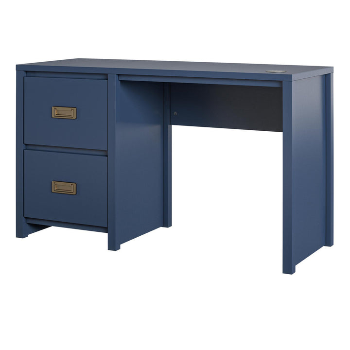 Monarch Hill Haven Kids 47.48" W Writing Desk Little Seeds Color: Navy