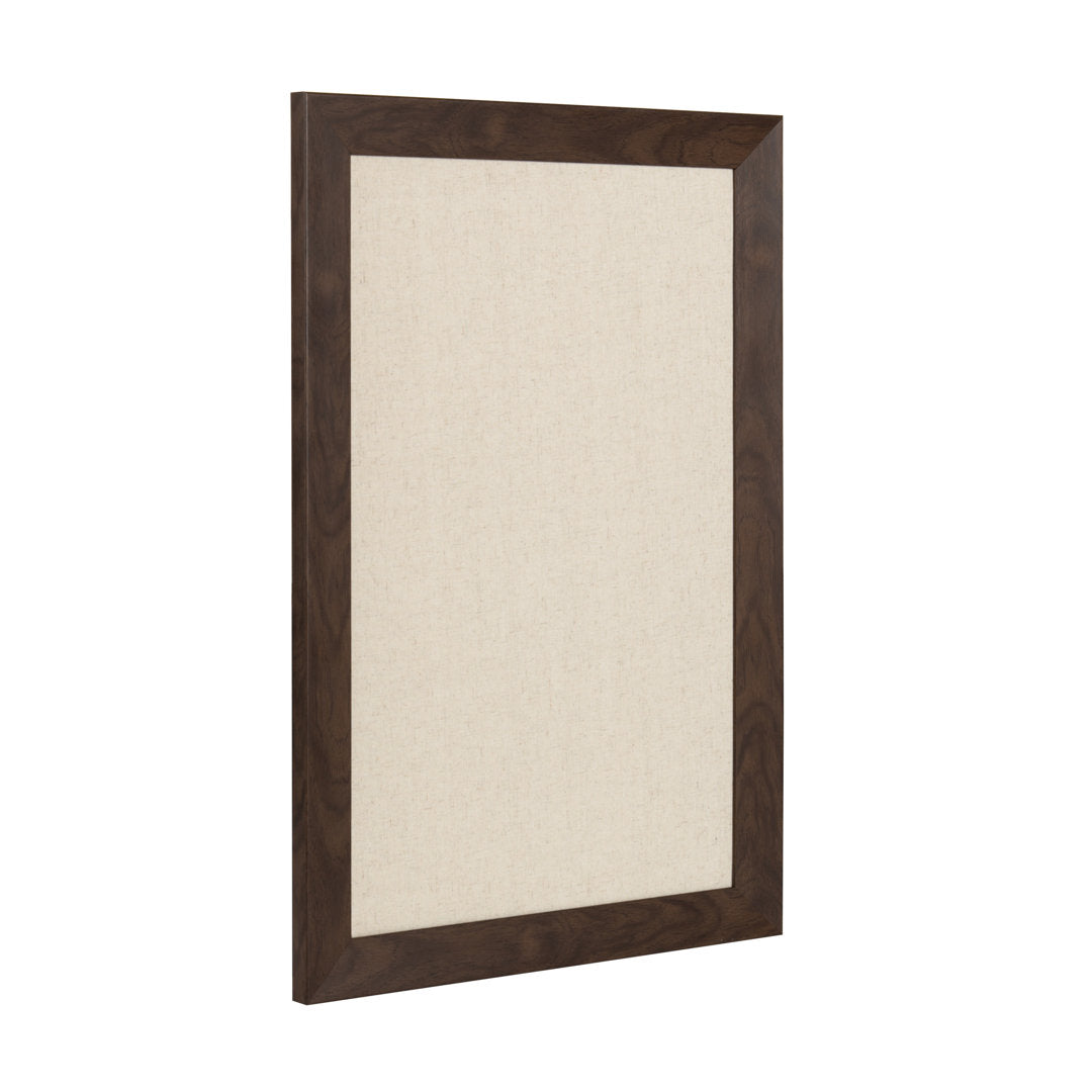 Brucie Framed Wall Mounted Corkboard/Bulletin Board Union Rustic Color: Walnut Brown Size: 27" H x 18" W x 1" D