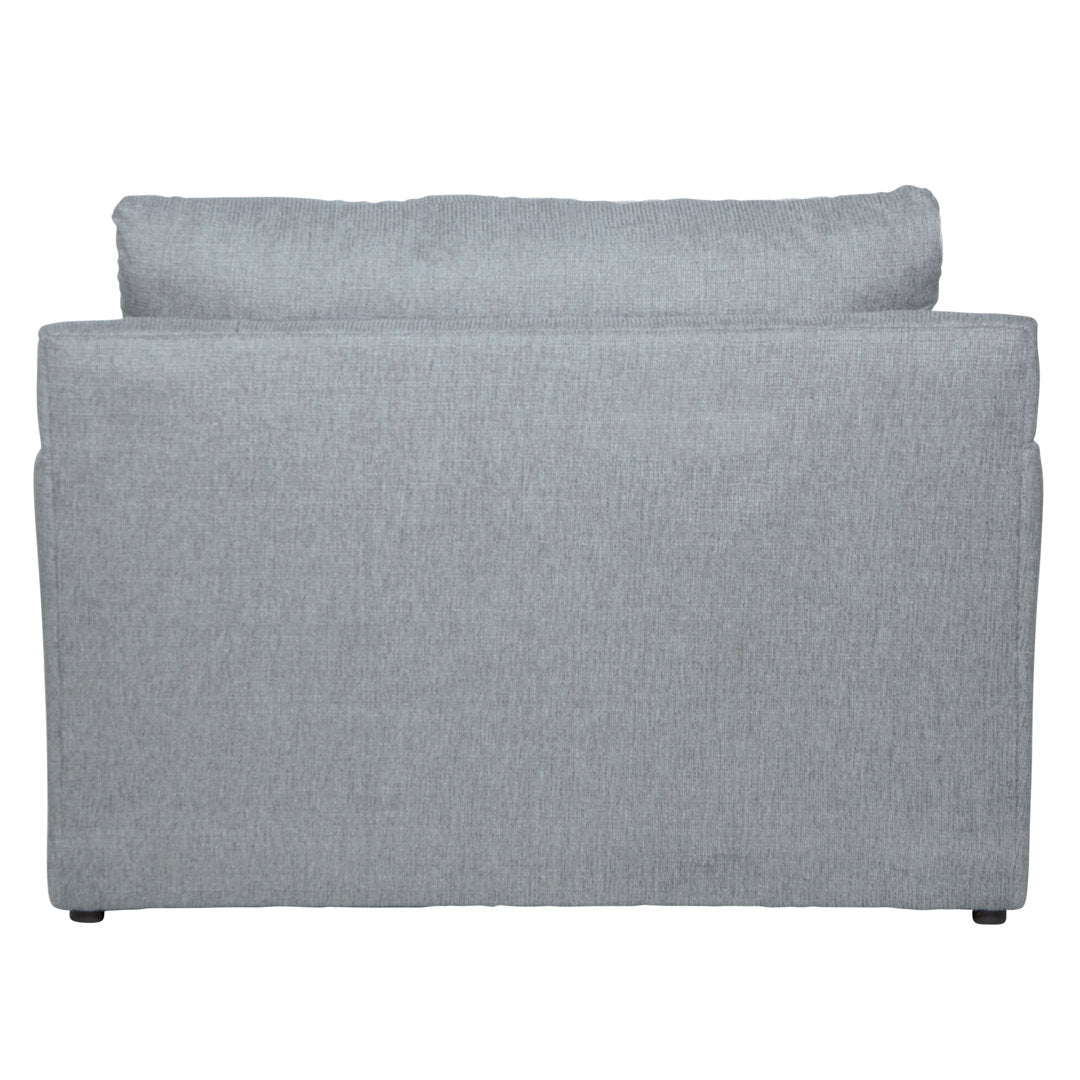Brytanni Upholstered Chair And A Half with Comfort Coil Seating and 1 Included Accent Pillow Wade Logan® Body Fabric: Blue 100% Polyester