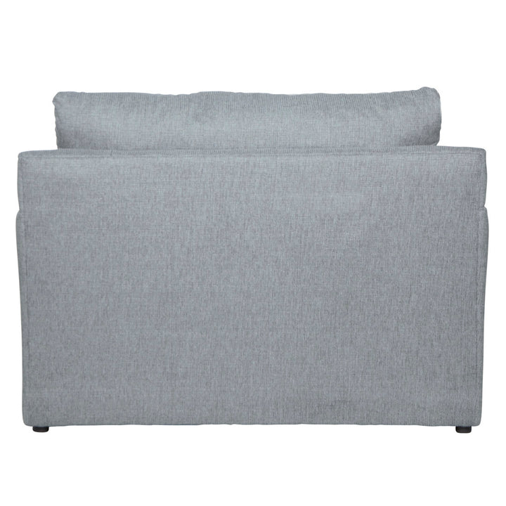 Brytanni Upholstered Chair And A Half with Comfort Coil Seating and 1 Included Accent Pillow Wade Logan® Body Fabric: Blue 100% Polyester
