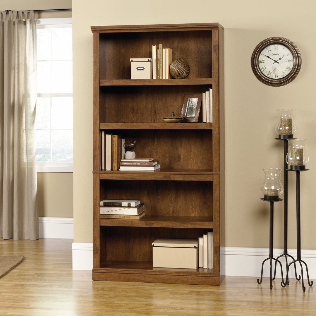 Alexsia 69.76" H x 35.28" W Standard Bookcase Lark Manor™ Color: Oiled Oak