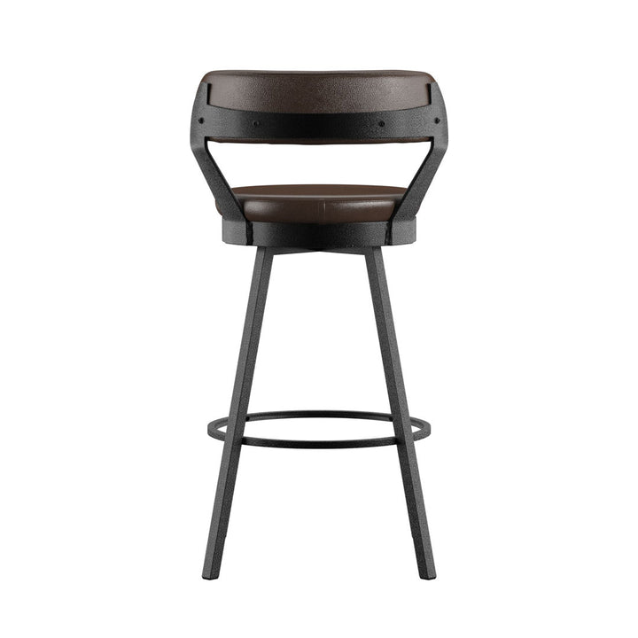 Berrin Bar & Counter Stool (Set of 2) Trent Austin Design® Upholstery: Brown, Seat Height: Bar Stool (30.3" Seat Height)