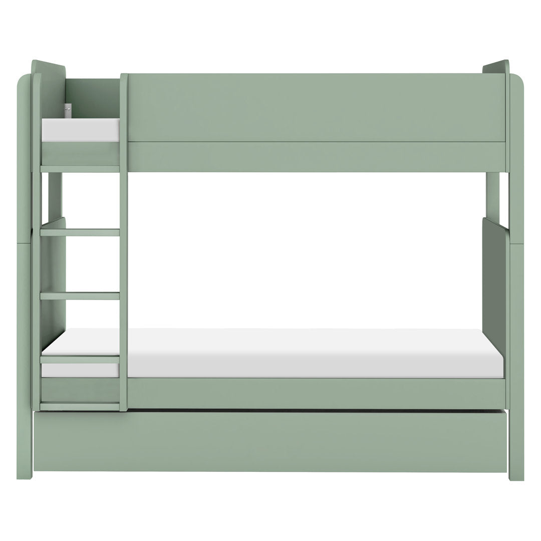 TipToe Twin Bunk Bed babyletto Color: Light Sage