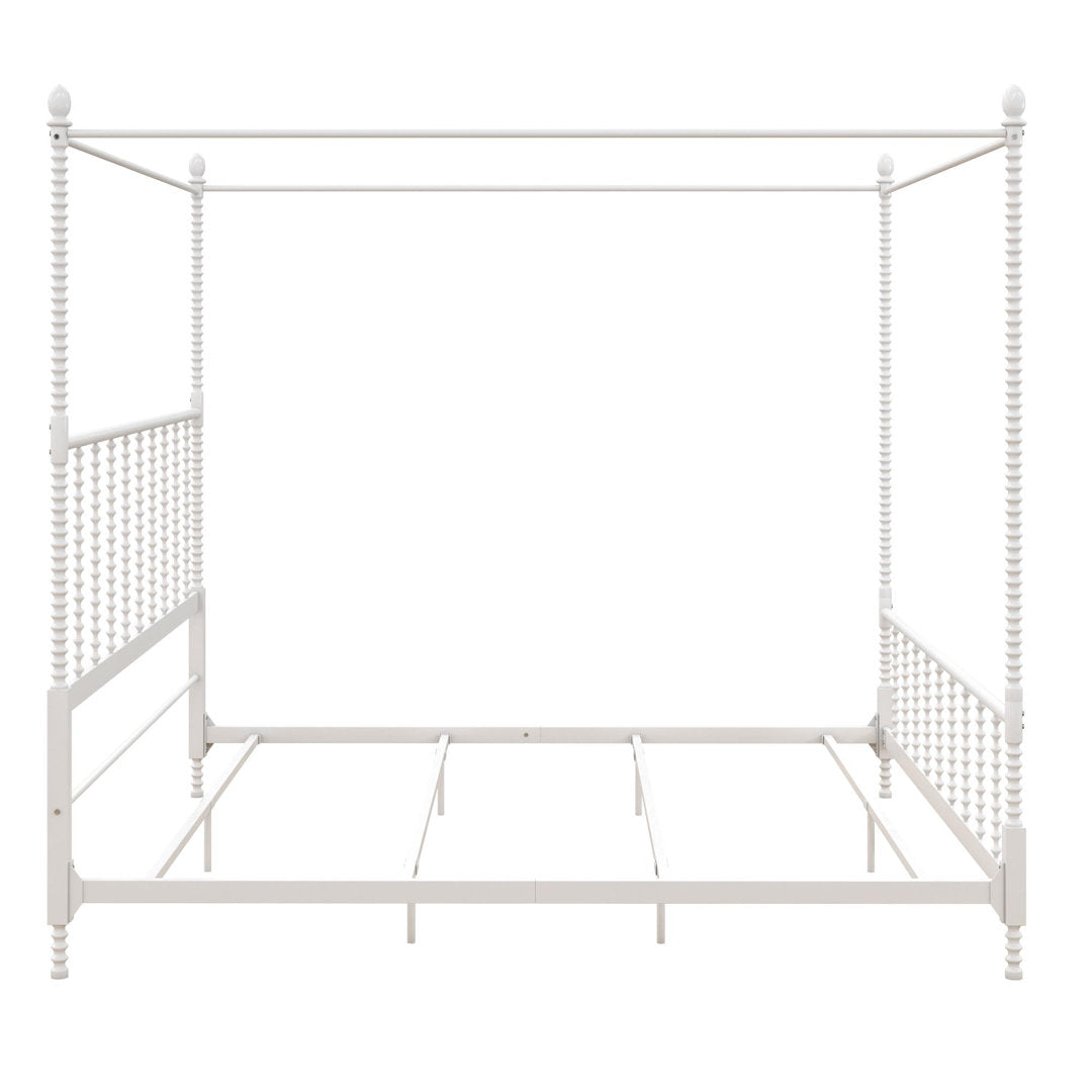 Frankie Low Profile Canopy Bed Kelly Clarkson Home Color: White Size: Queen