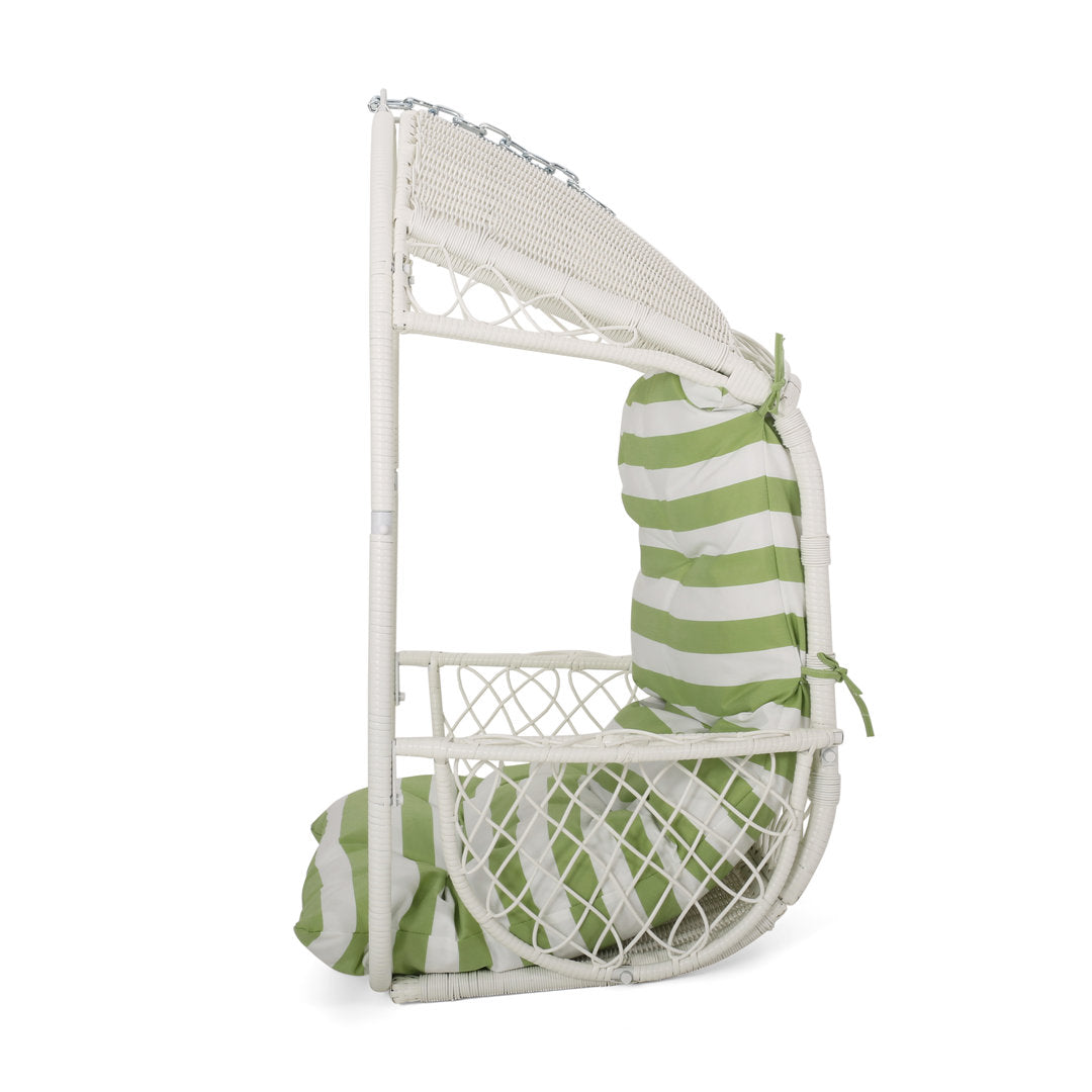 Berkshire Porch Swing Bayou Breeze Color: White/Green