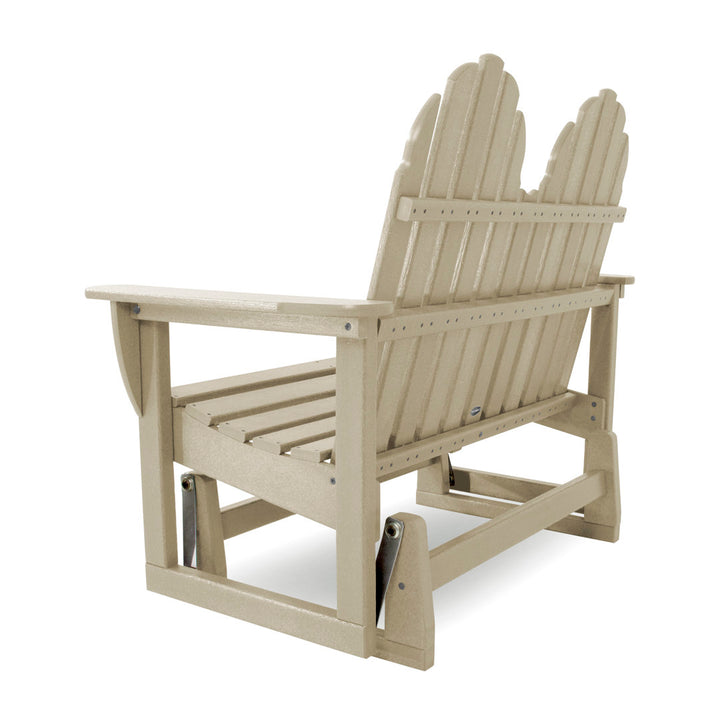 Classic Adirondack 48" Glider POLYWOOD® Frame Color: Sand