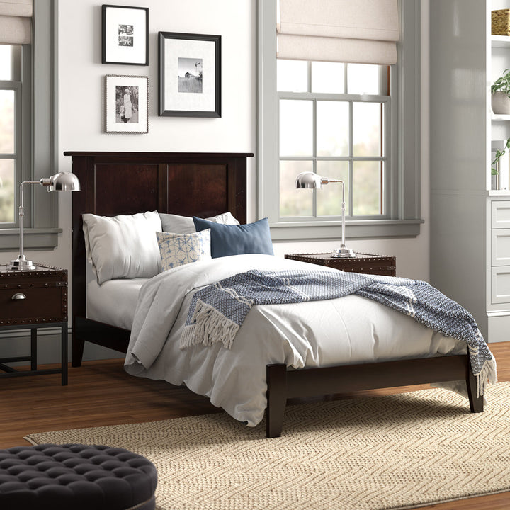 Troutville Solid Wood Low Profile Standard Bed Three Posts™ Color: Espresso Size: Twin XL