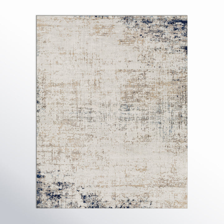 Jemison Abstract Blue/Ivory Area Rug Trent Austin Design® Rug Size: Rectangle 7'10" x 10'
