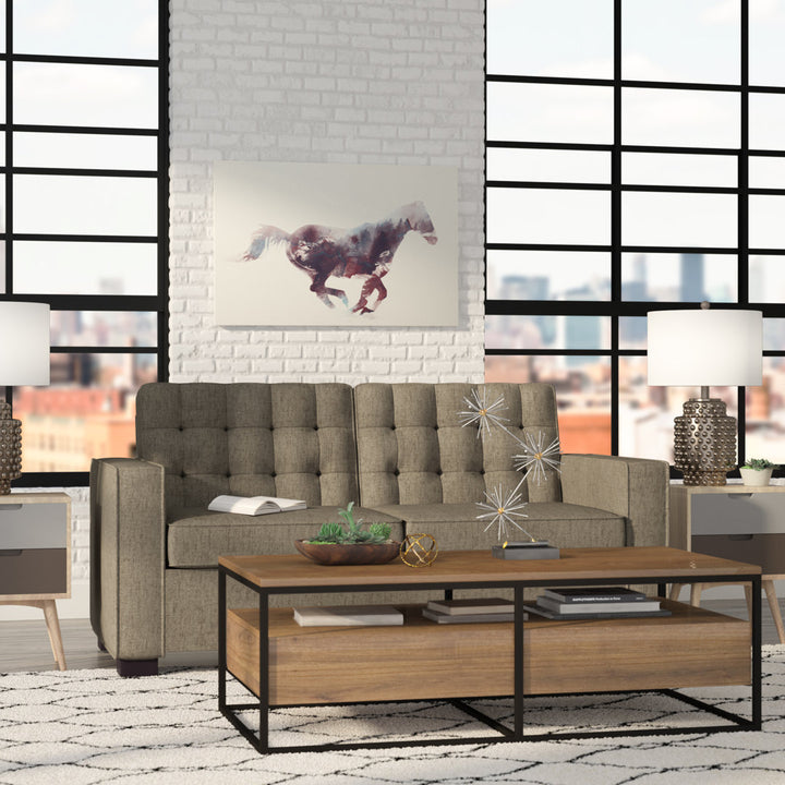 Paulette Solid Wood Frame Coffee Table with Storage AllModern