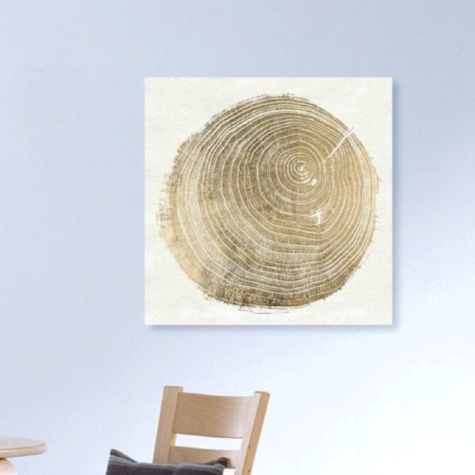 Abstract Cuore di Legno II - Picture Frame Graphic Art Print on Paper Brayden Studio® Size: 21.5" H x 21.5" W x 0.5" D Format: Brown Framed Paper