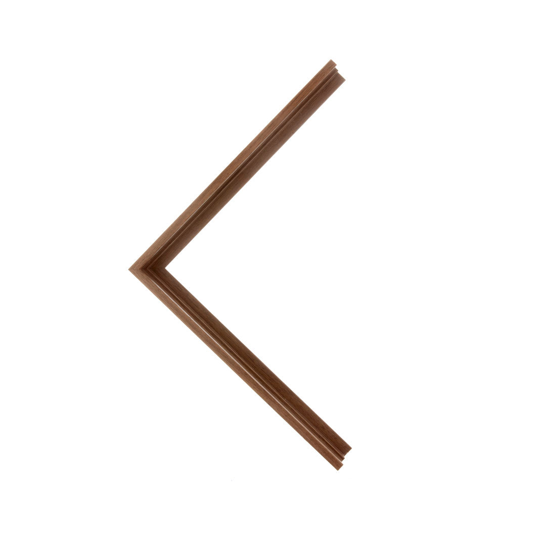 Emerald Fragment I by June Erica Vess - Wrapped Canvas Painting Orren Ellis Size: 30" H x 30" W x 1.25" D Format: Walnut Floater Framed, Mat Included: No