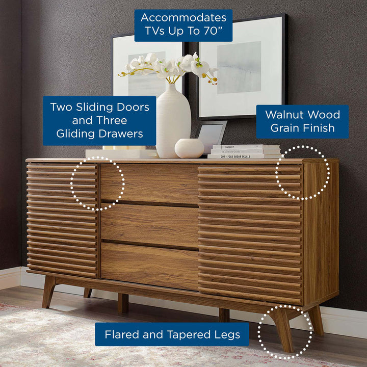 Carson Carrington Lagered Sideboard Buffet Table Mercury Row®
